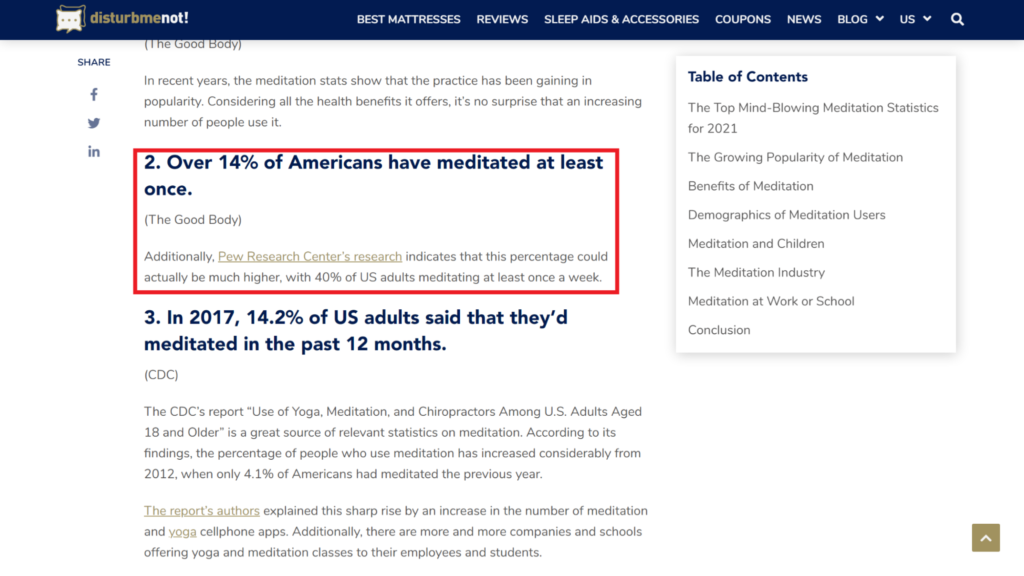 How to find statistics to build an SEO friendly content outline