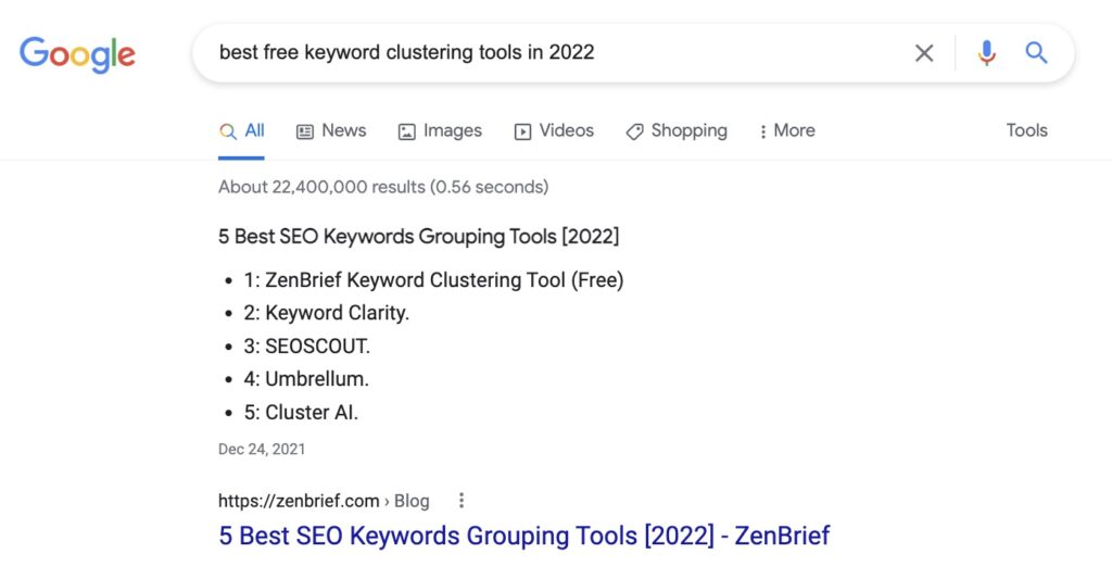 best keywords clustering tools in 2022